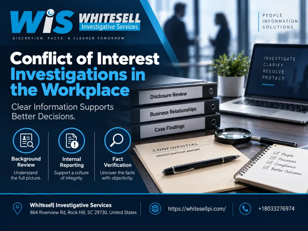 conflict of interest investigations in the workplace