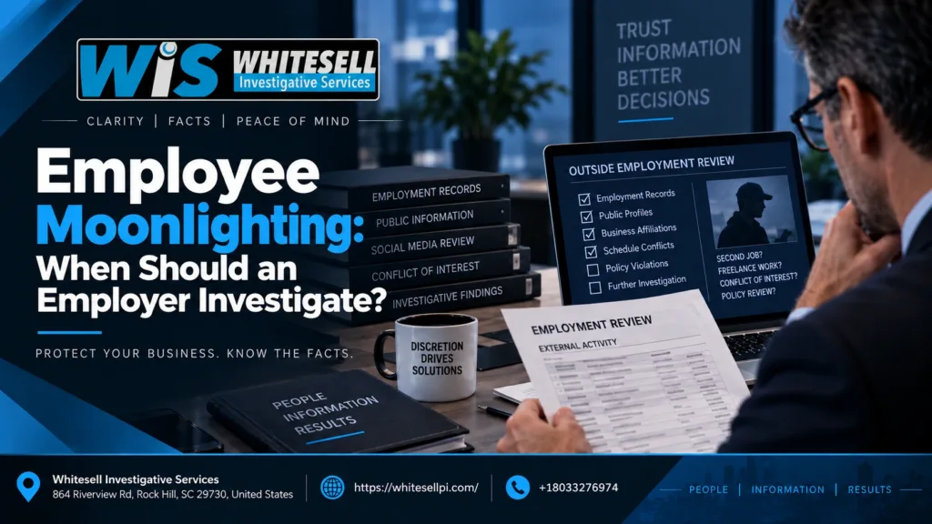 employee moonlightning when should an employer investigate