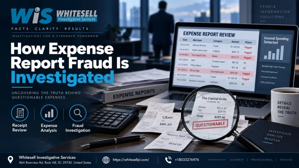 how expense report fraud is investigated