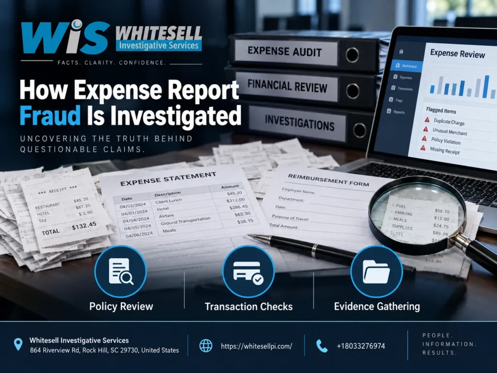 how expense report fraud is investigated