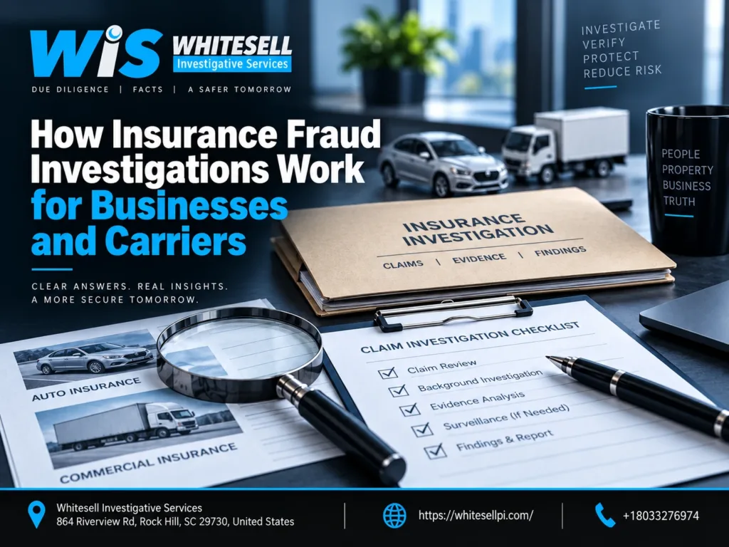 how insurance fraud investigations work for business  and carriers