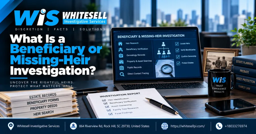 What Is a Beneficiary or Missing-Heir Investigation