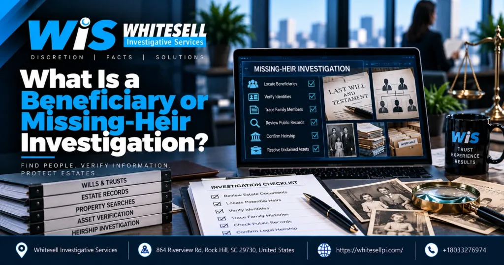 What Is a Beneficiary or Missing-Heir Investigation