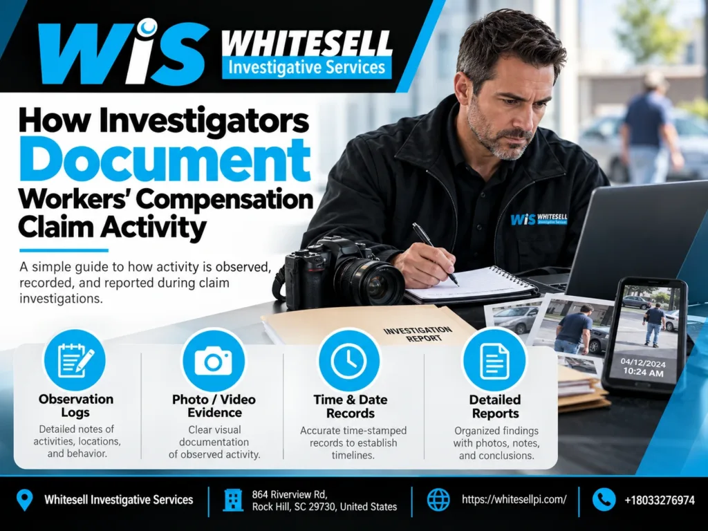 How Investigators Document Workers’ Compensation Claim Activity