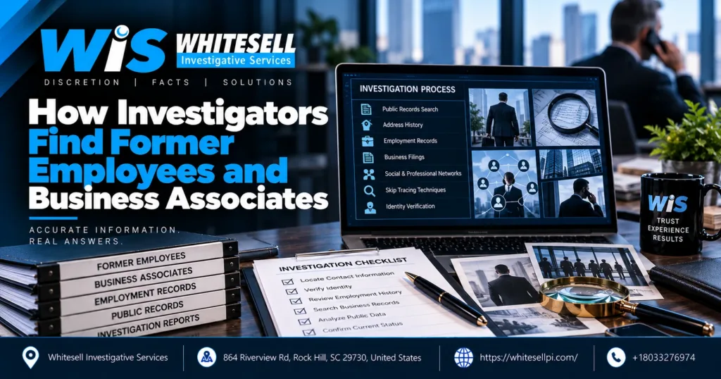 How Investigators Find Former Employees and Business Associates