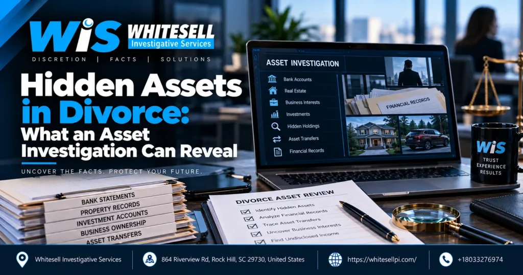 Hidden Assets in Divorce: What an Asset Investigation Can Reveal