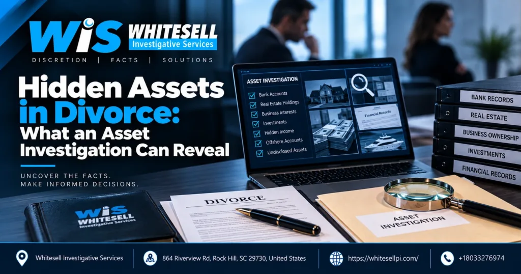 Hidden Assets in Divorce: What an Asset Investigation Can Reveal