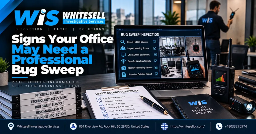 Signs Your Office May Need a Professional Bug Sweep
