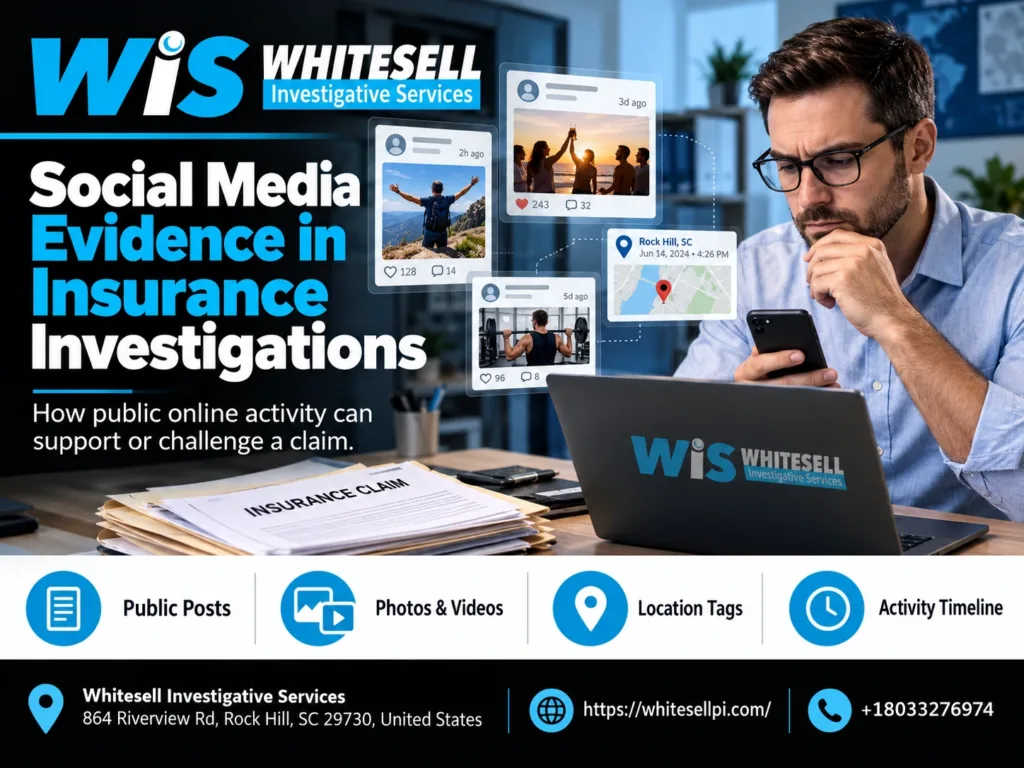 Social Media Evidence in Insurance Investigations