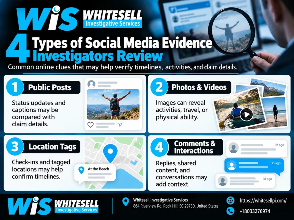 4 types of social media evidence